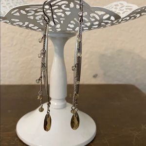 Kenneth Cole long beaded earrings